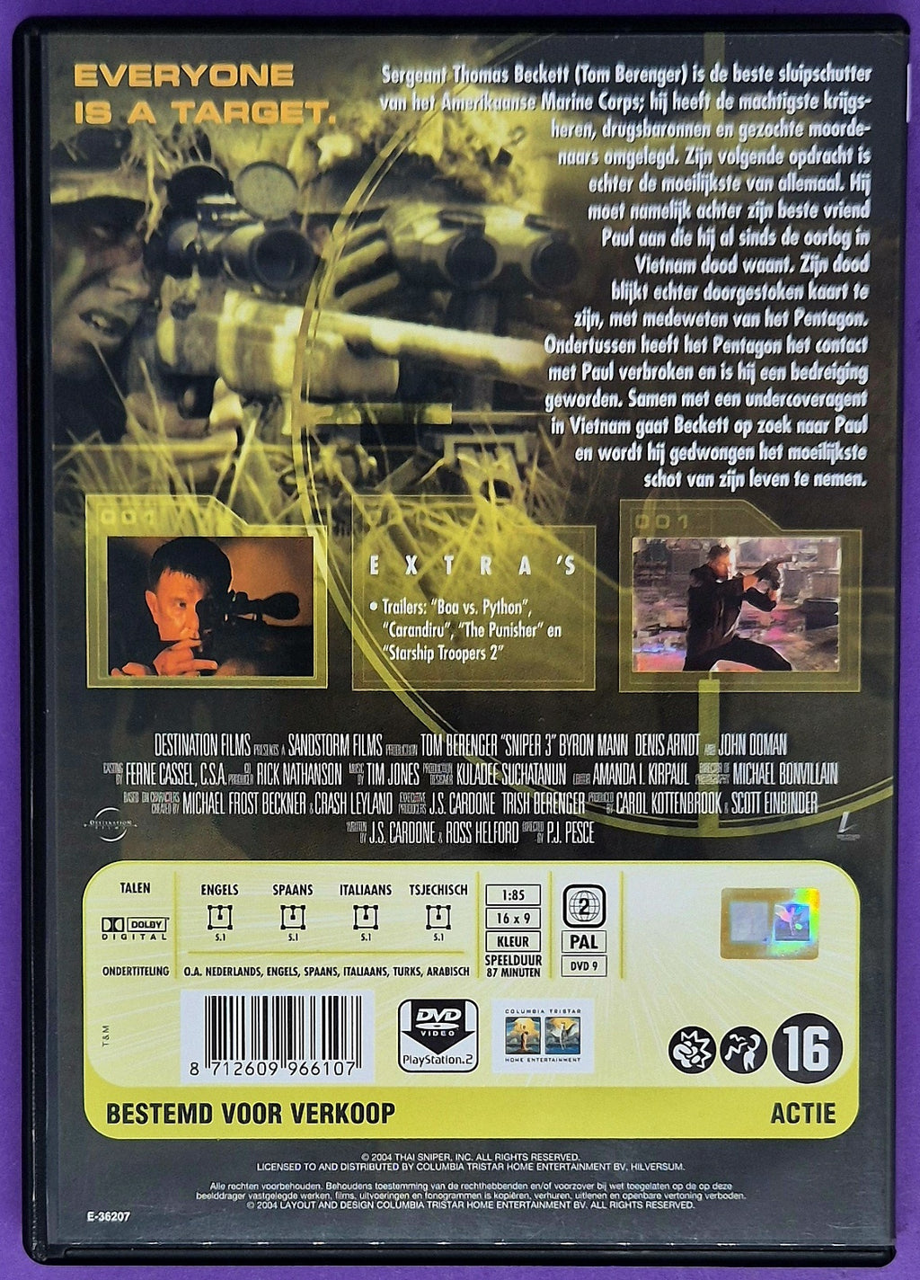 Sniper 3 DVD