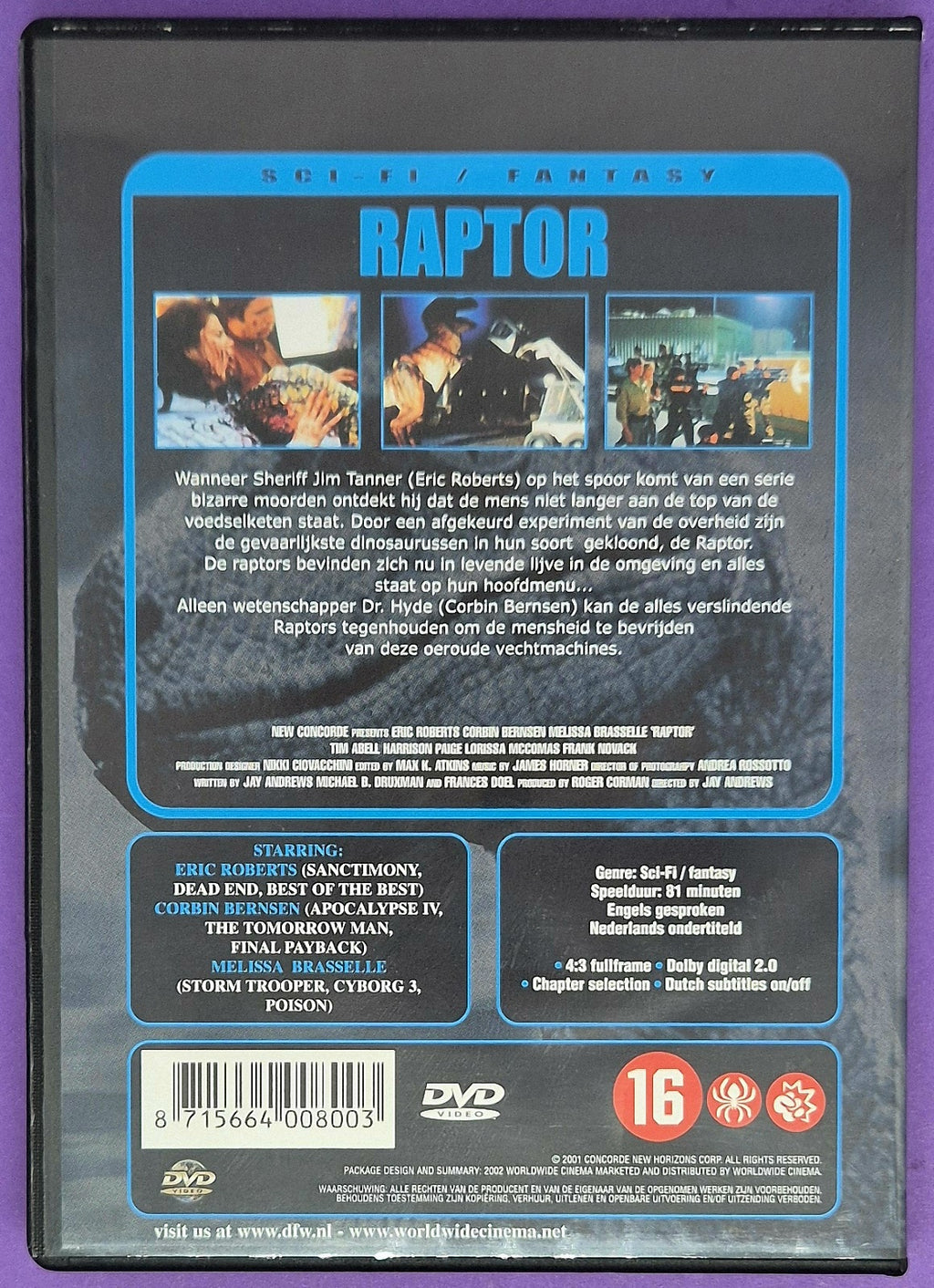 Raptor DVD