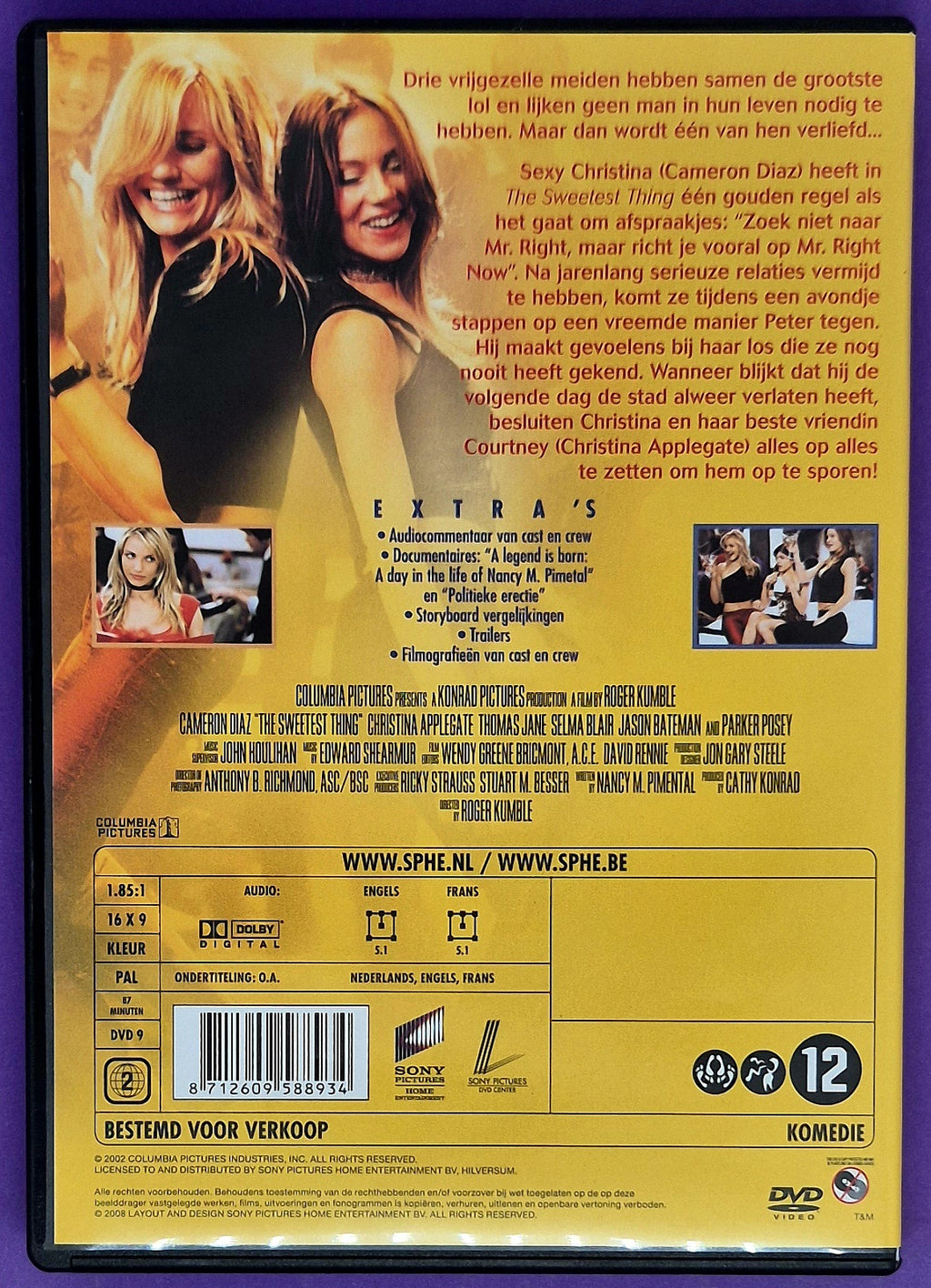 The Sweetest Thing DVD