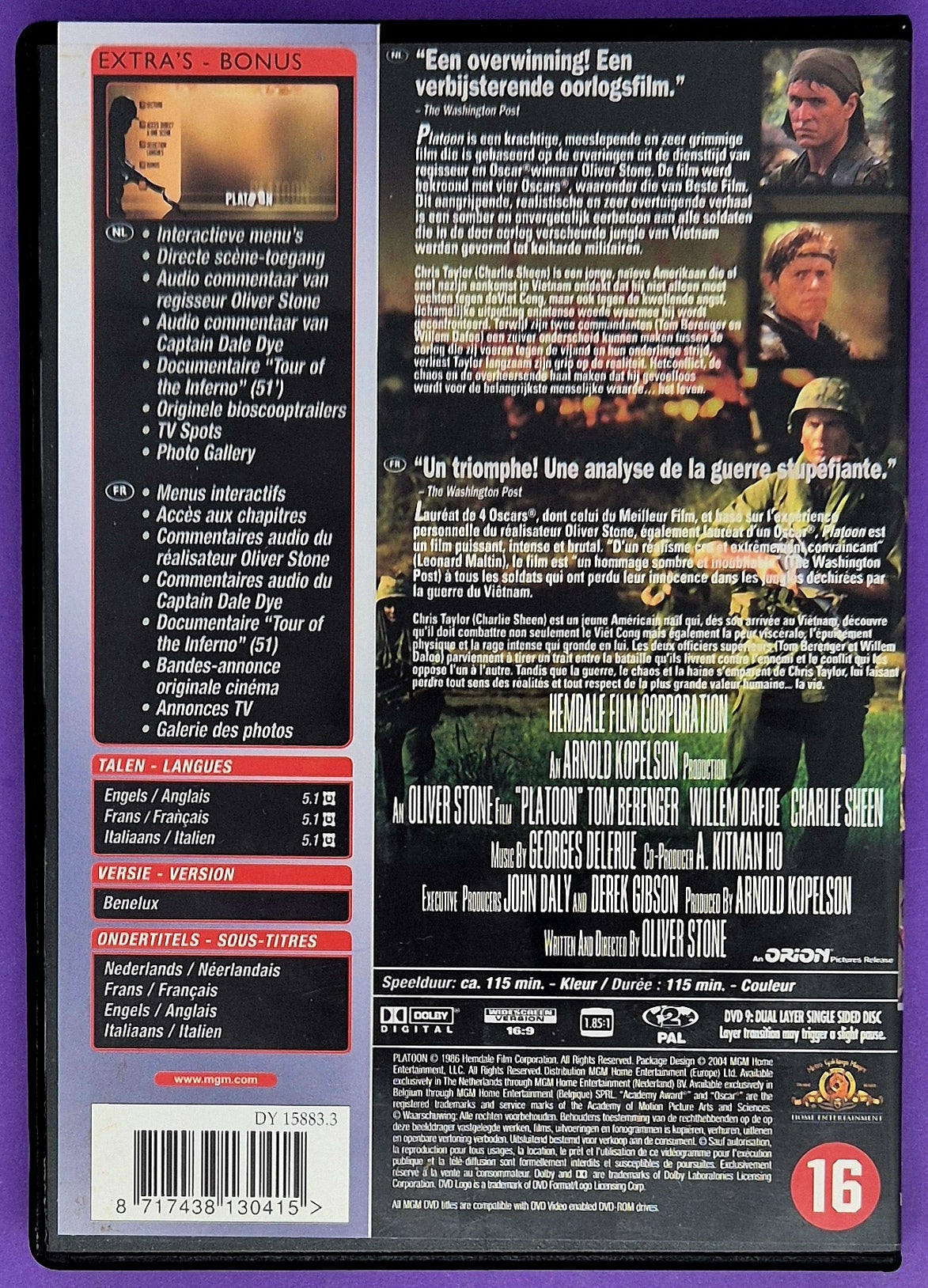 Platoon - Special Edition DVD