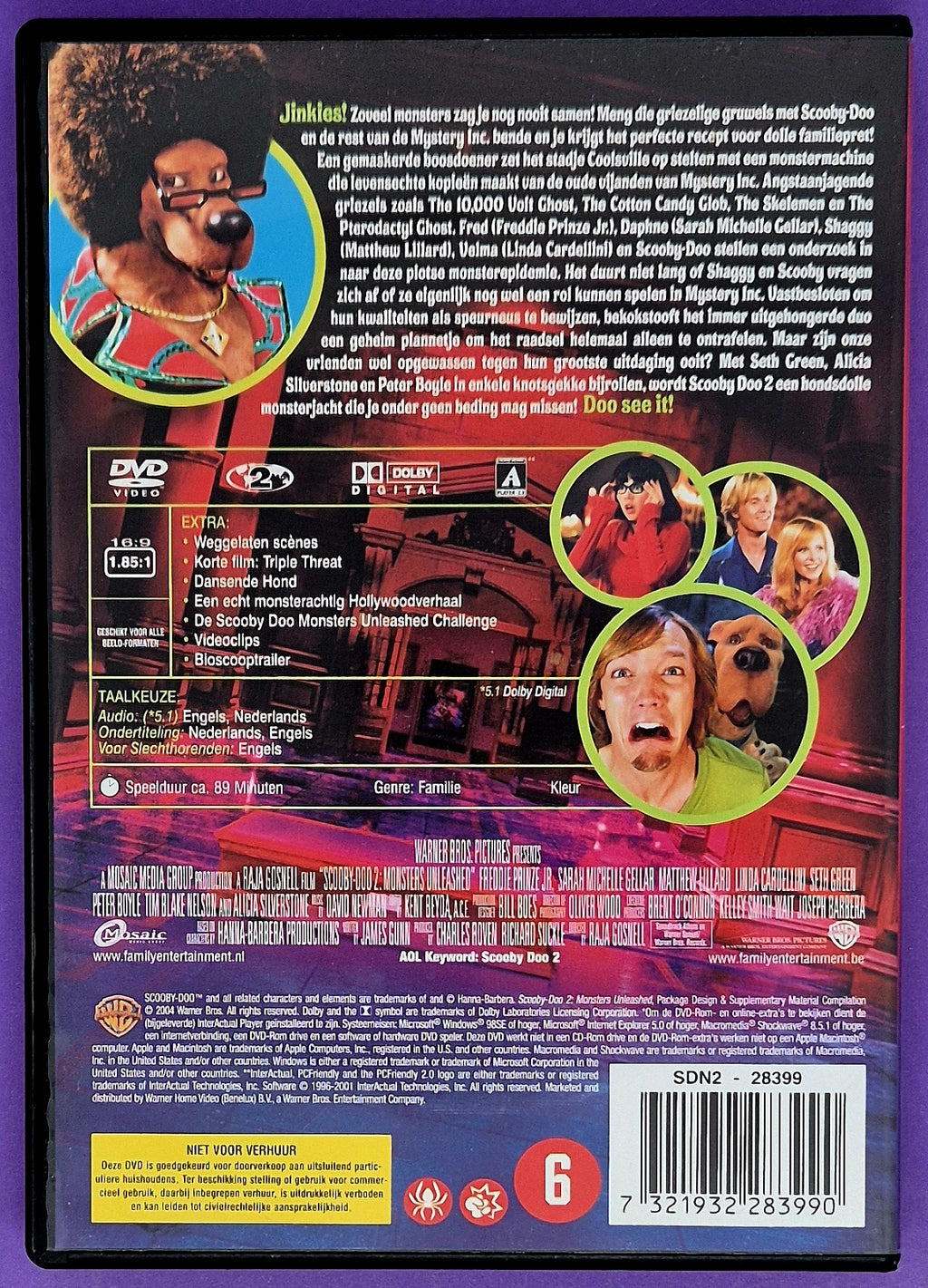 Scooby-Doo 2 - De Losgeslagen Monsters DVD