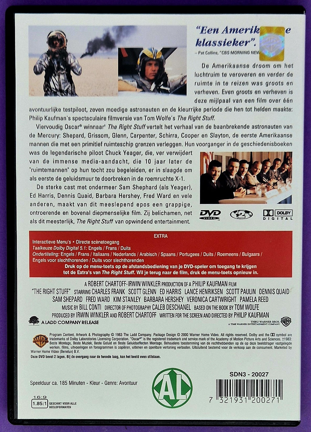 The Right Stuff DVD