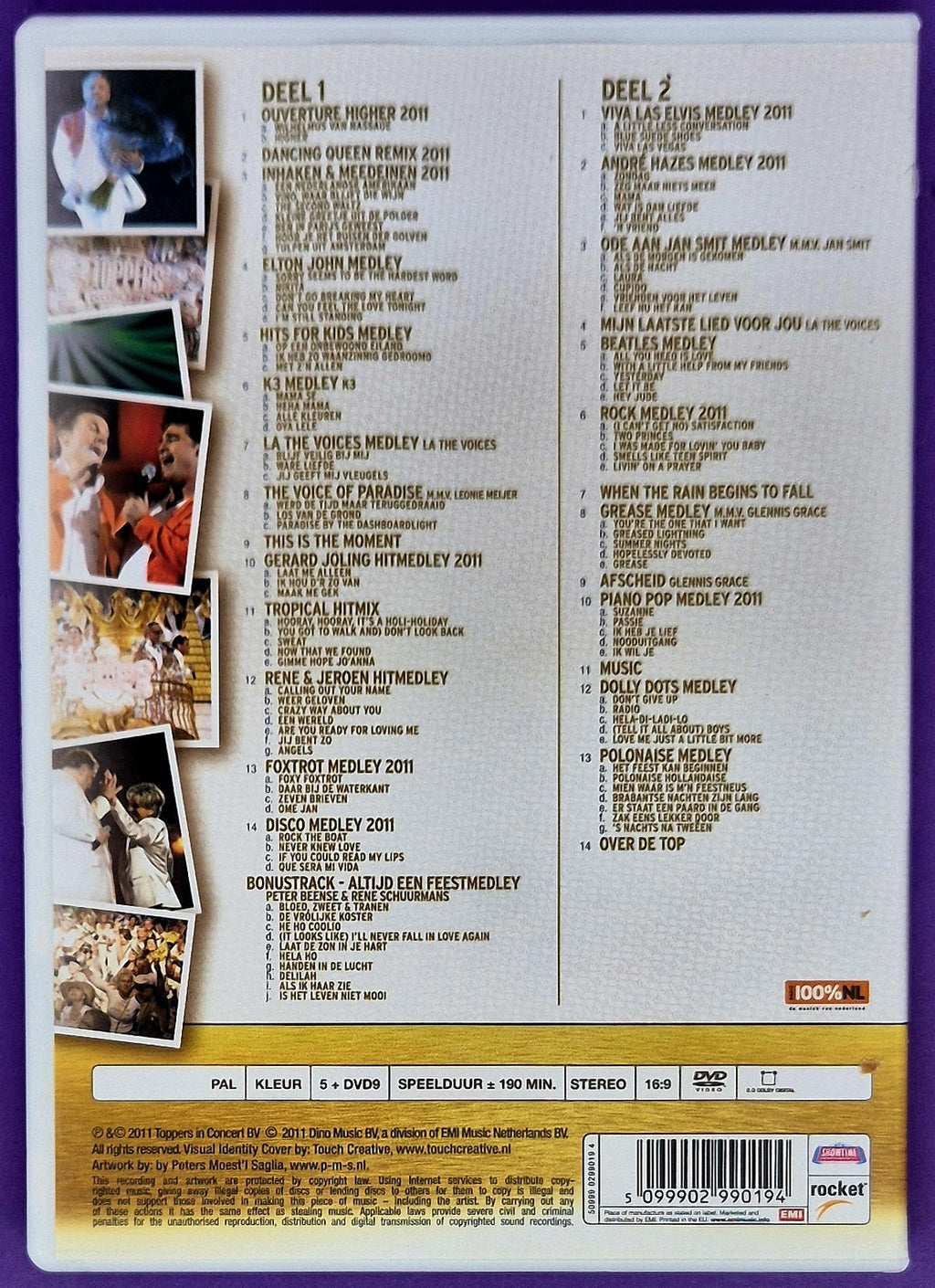 Toppers In Concert 2011 - 2 Disc Special Edition DVD