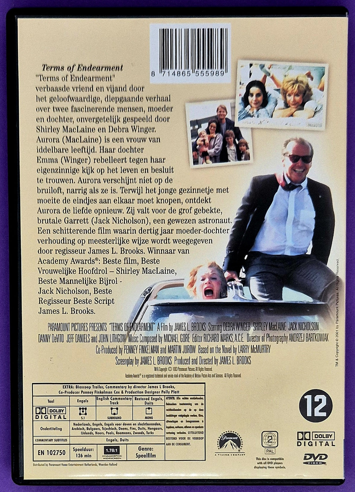 Terms Of Endearment DVD