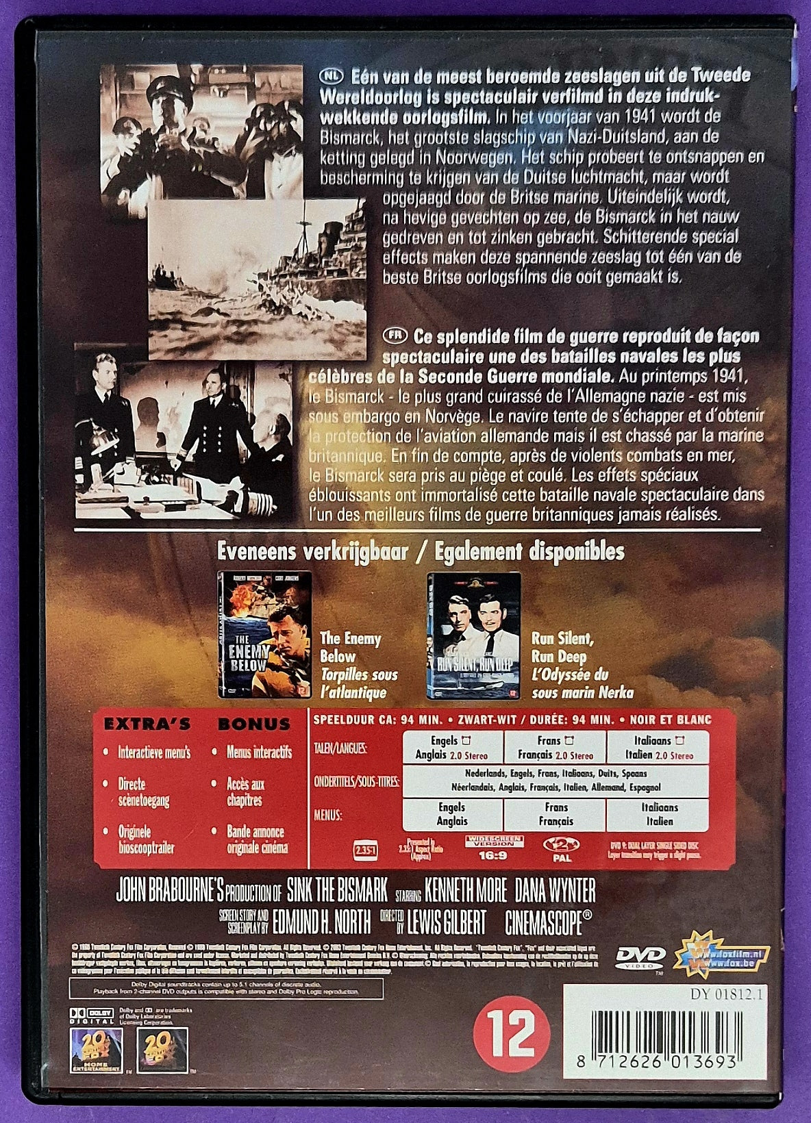Sink The Bismarck DVD