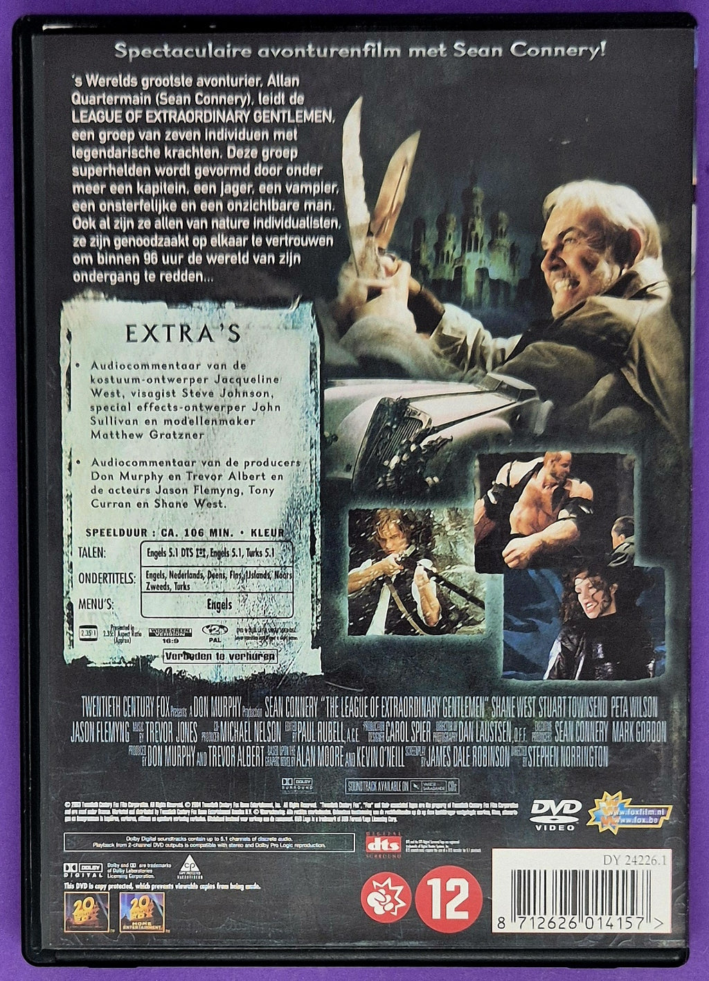 The League Of Extraordinary Gentlemen DVD