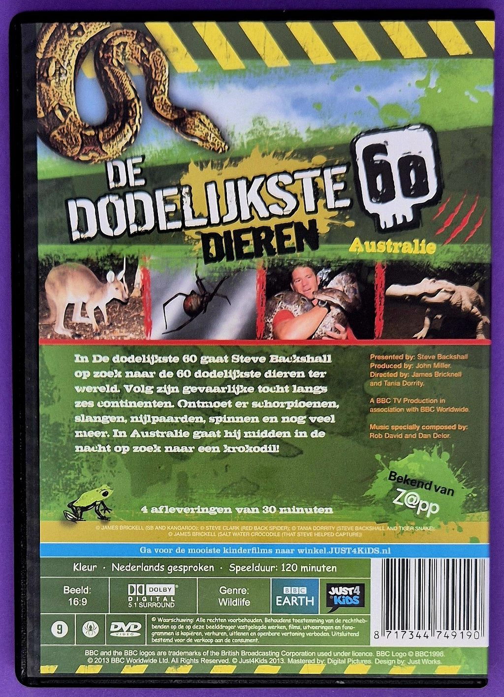 De Dodelijkste 60 Dieren - Australië DVD