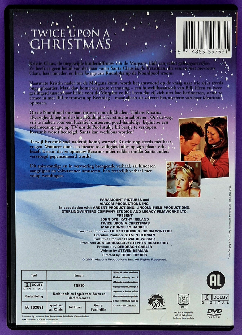 Twice Upon A Christmas DVD