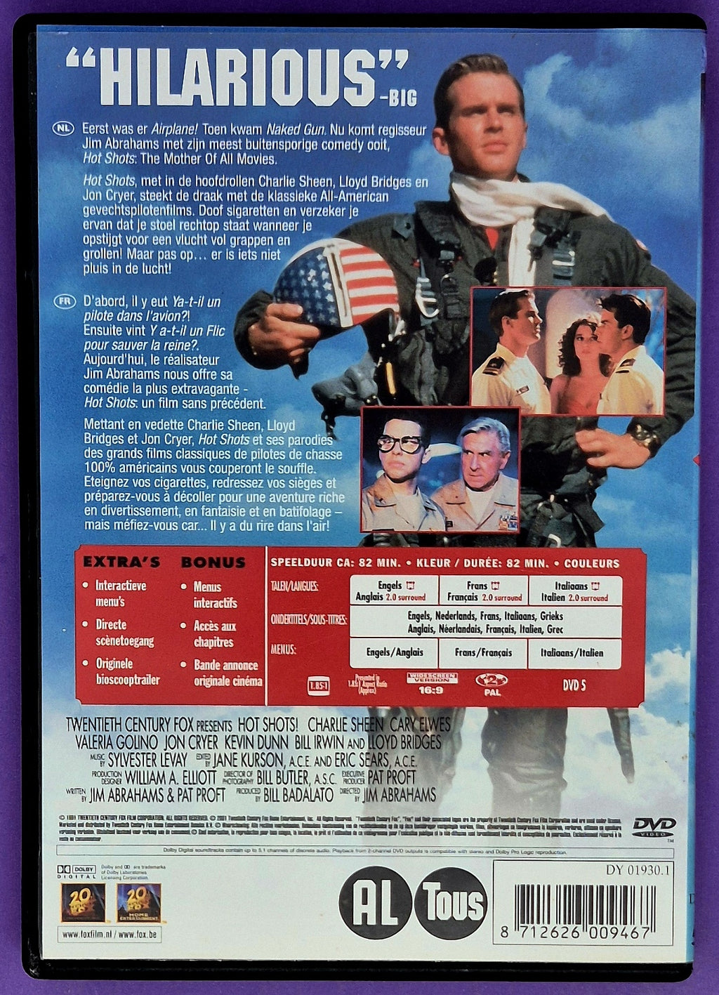 Hot Shots! DVD