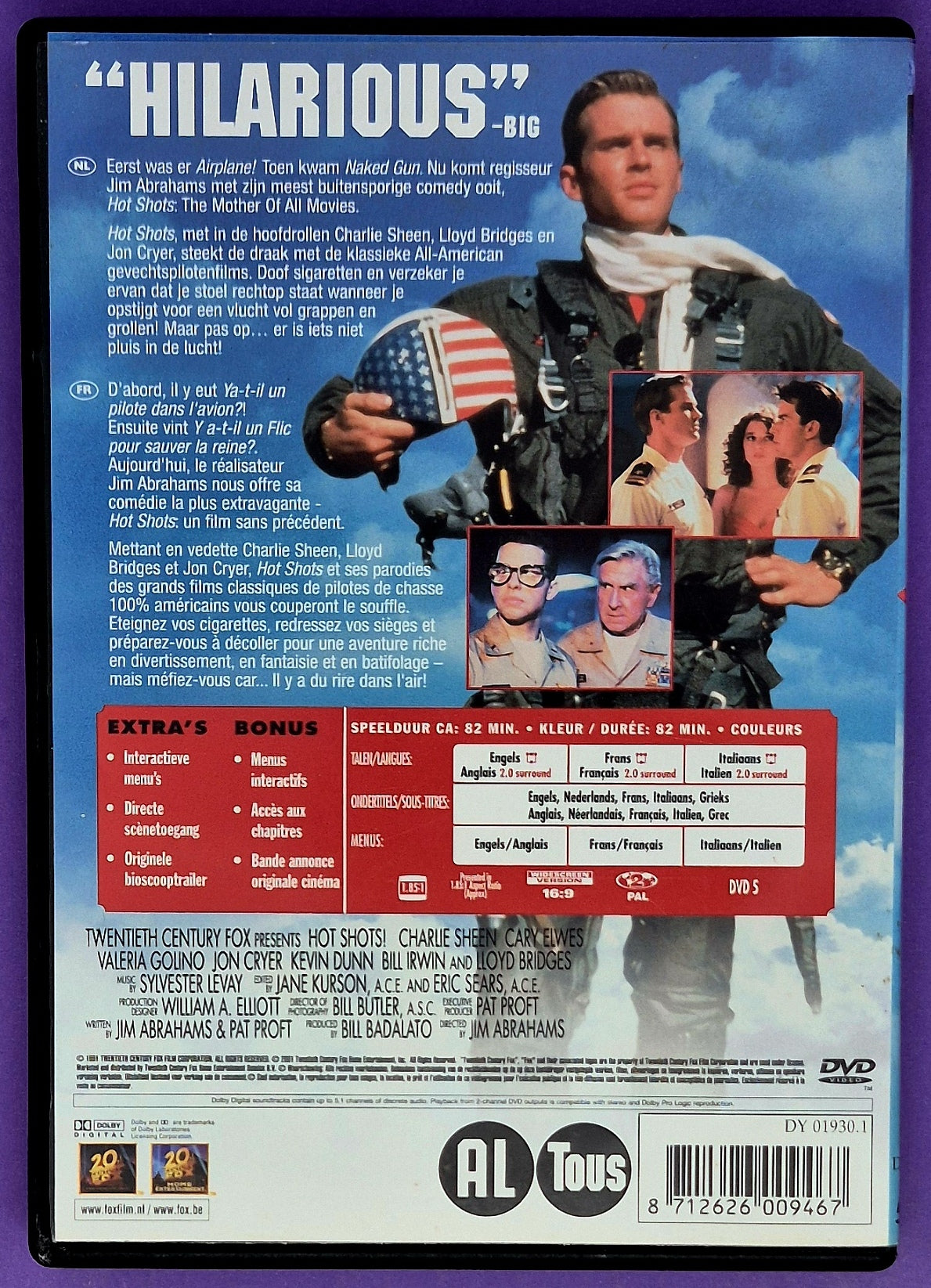 Hot Shots! DVD