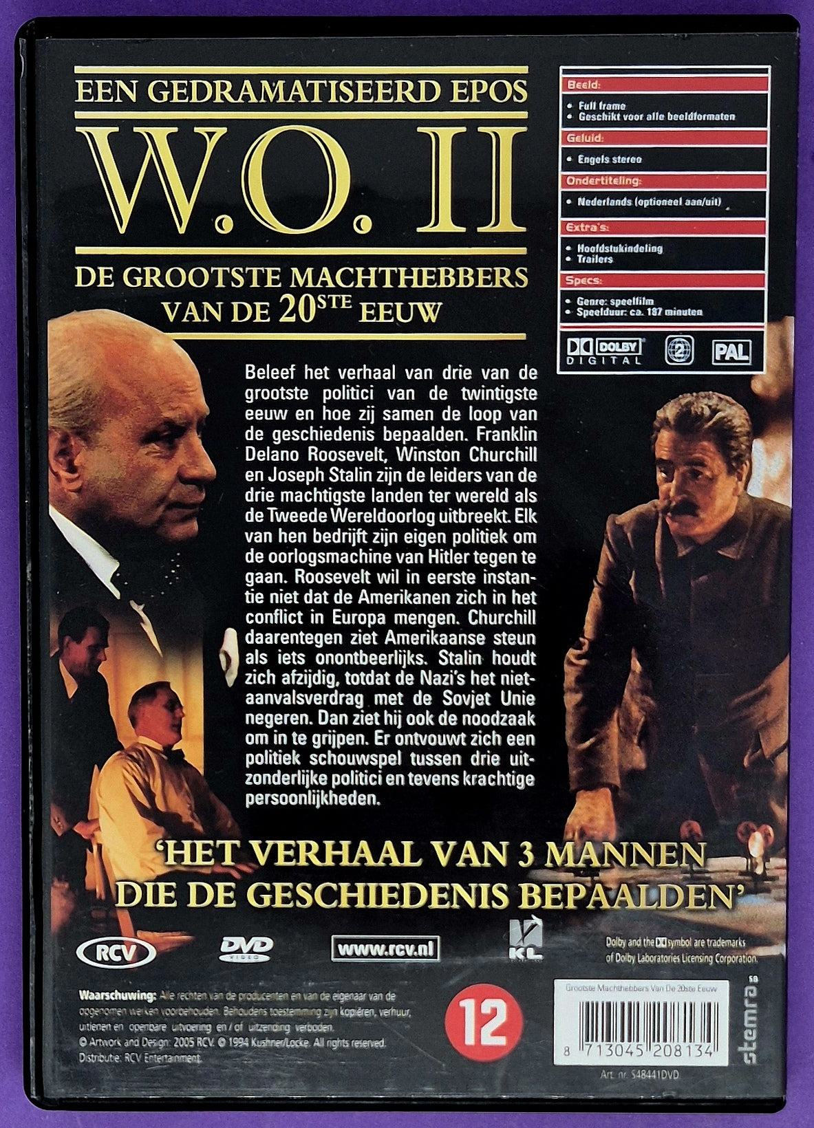 W.O. II - De Grootste Machthebbers Van De 20ste Eeuw DVD