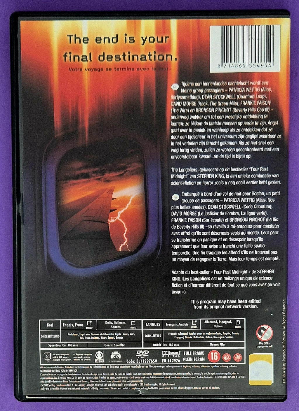 The Langoliers DVD