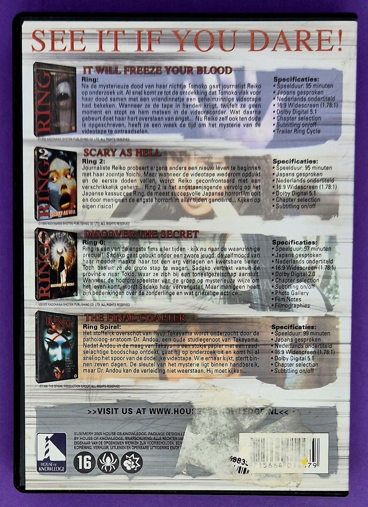 Ring - The Box - The Complete Evil - Special 4 Disc Set DVD