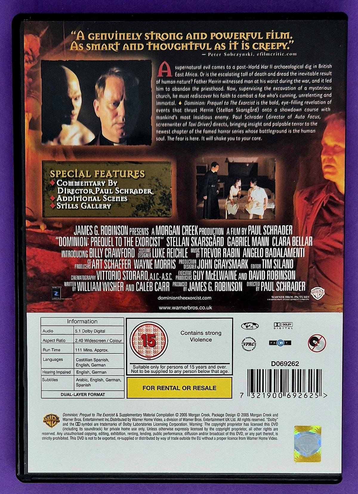 Dominion: Prequel To The Exorcist DVD