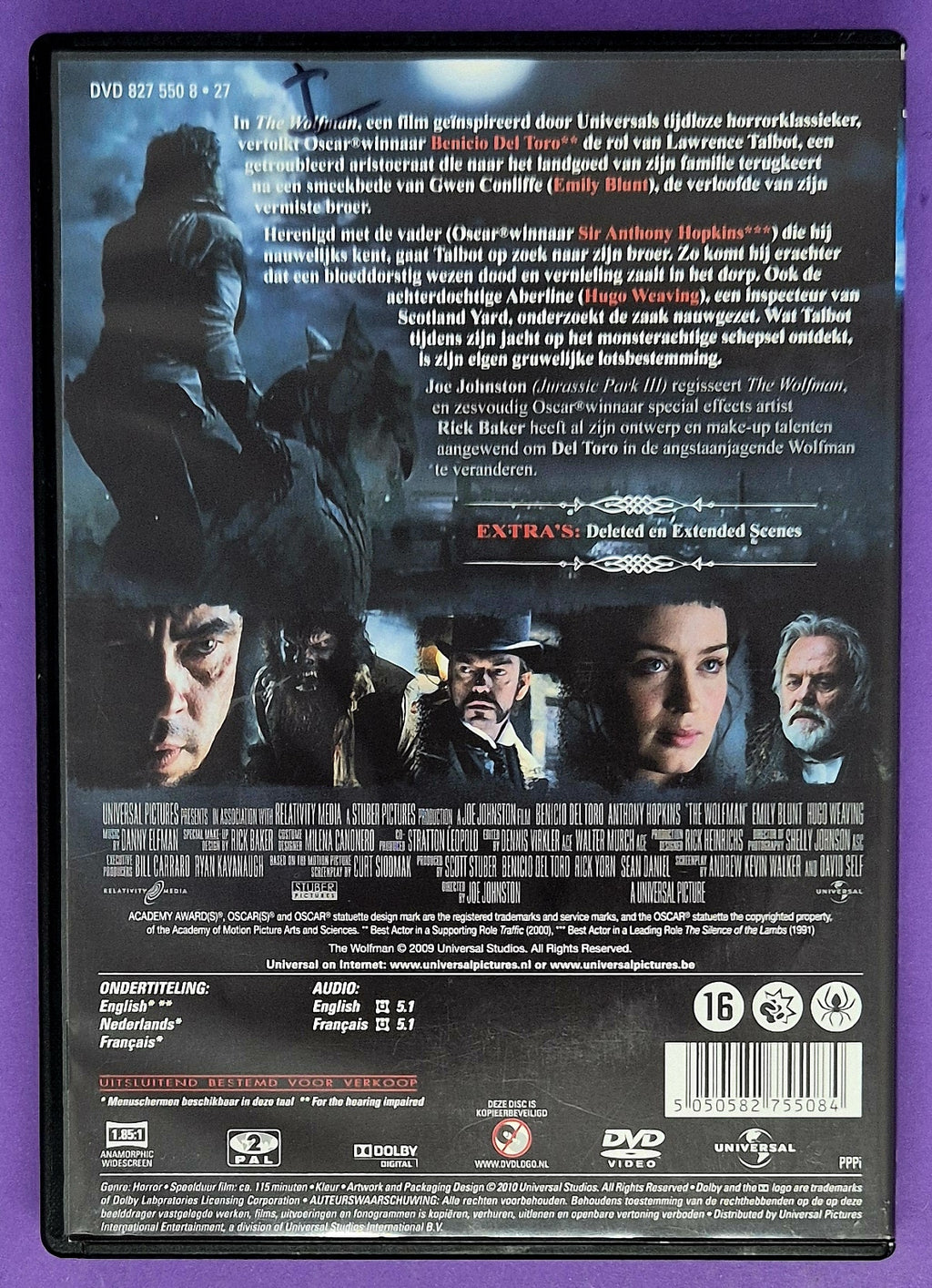 The Wolfman DVD