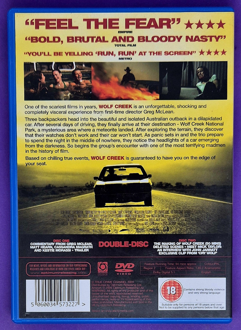 Wolf Creek - Double Disc DVD