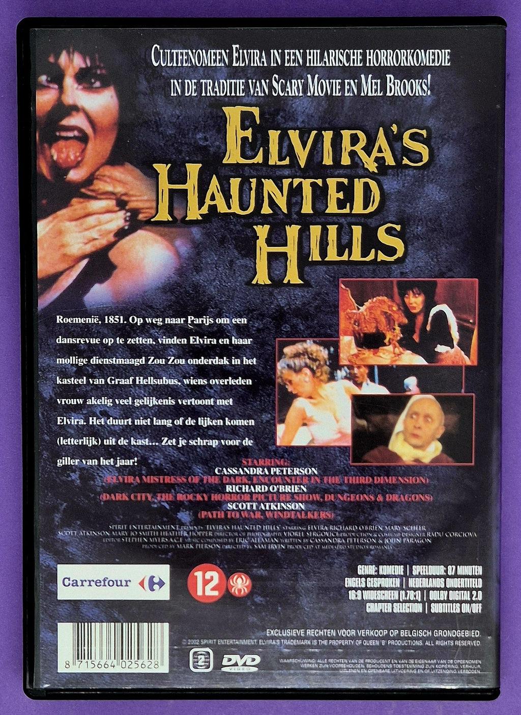 Elvira's Haunted Hills DVD