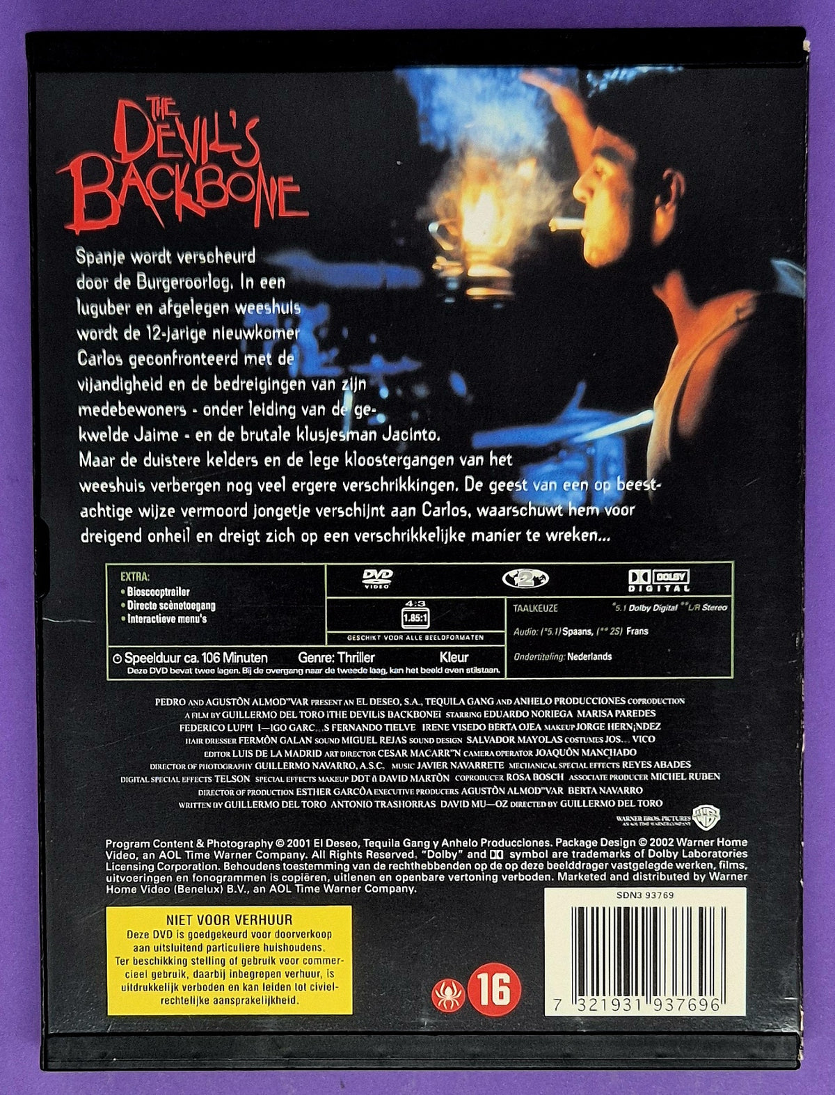 The Devil's Backbone DVD