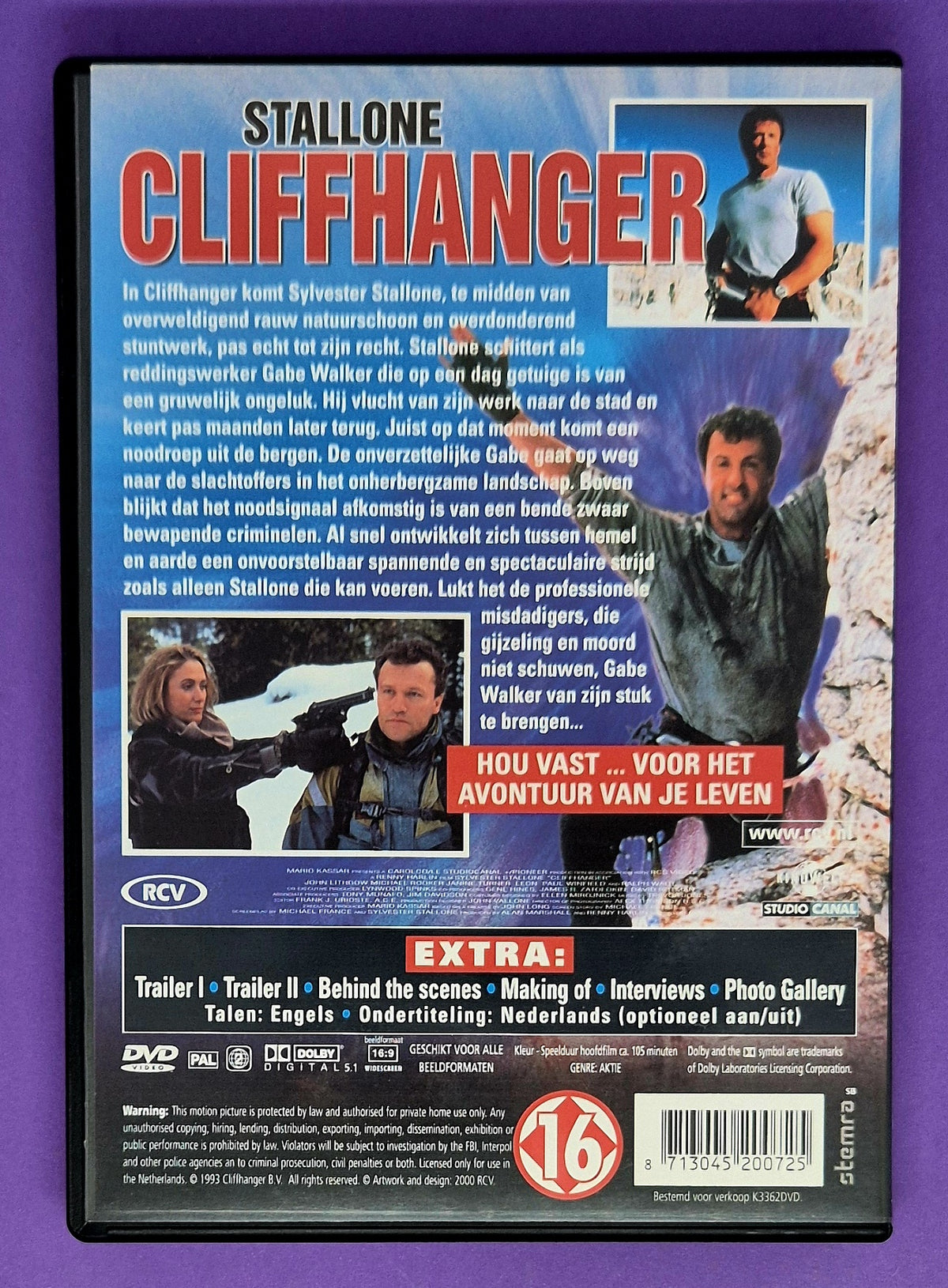 Cliffhanger DVD