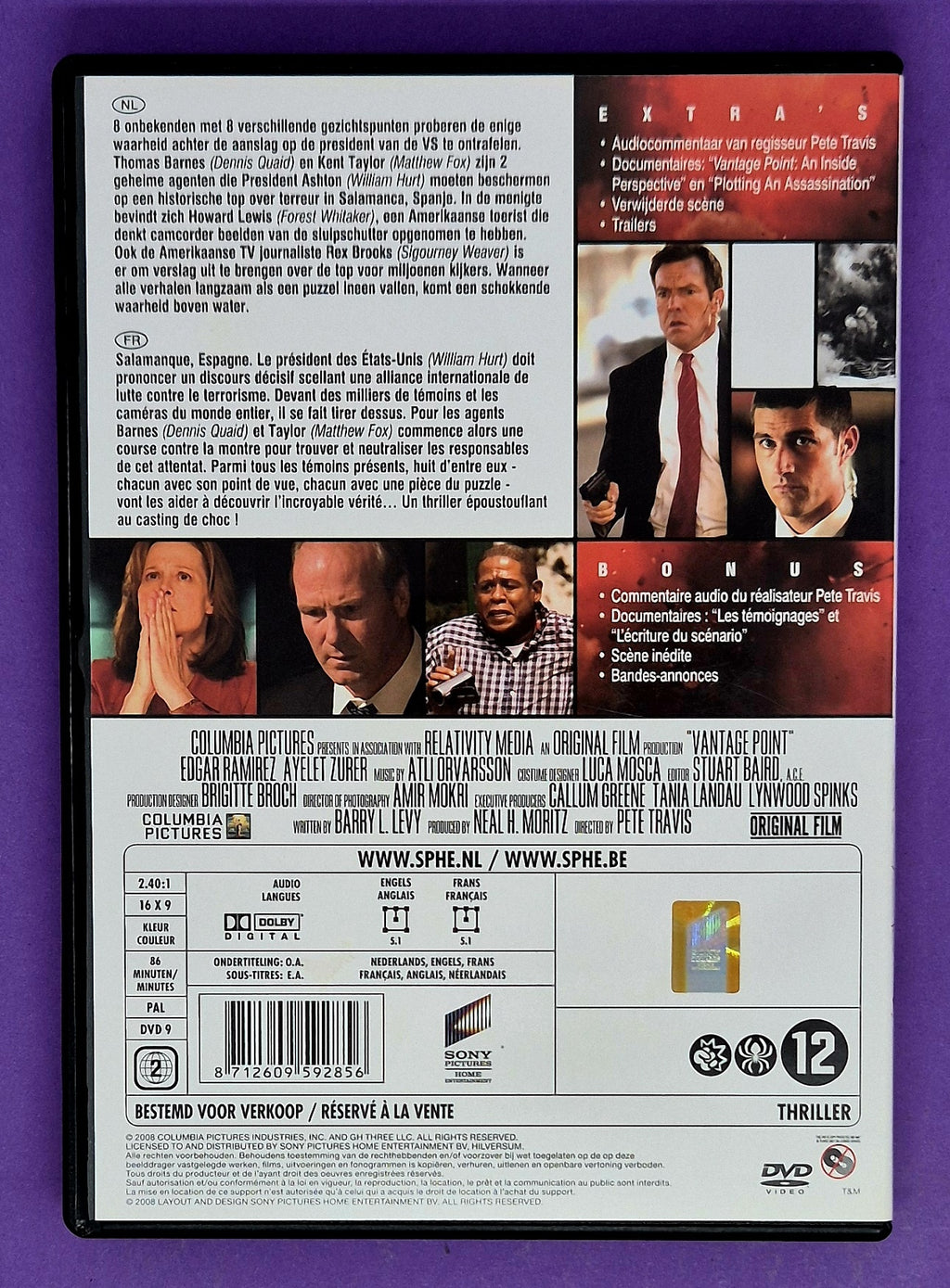 Vantage Point DVD