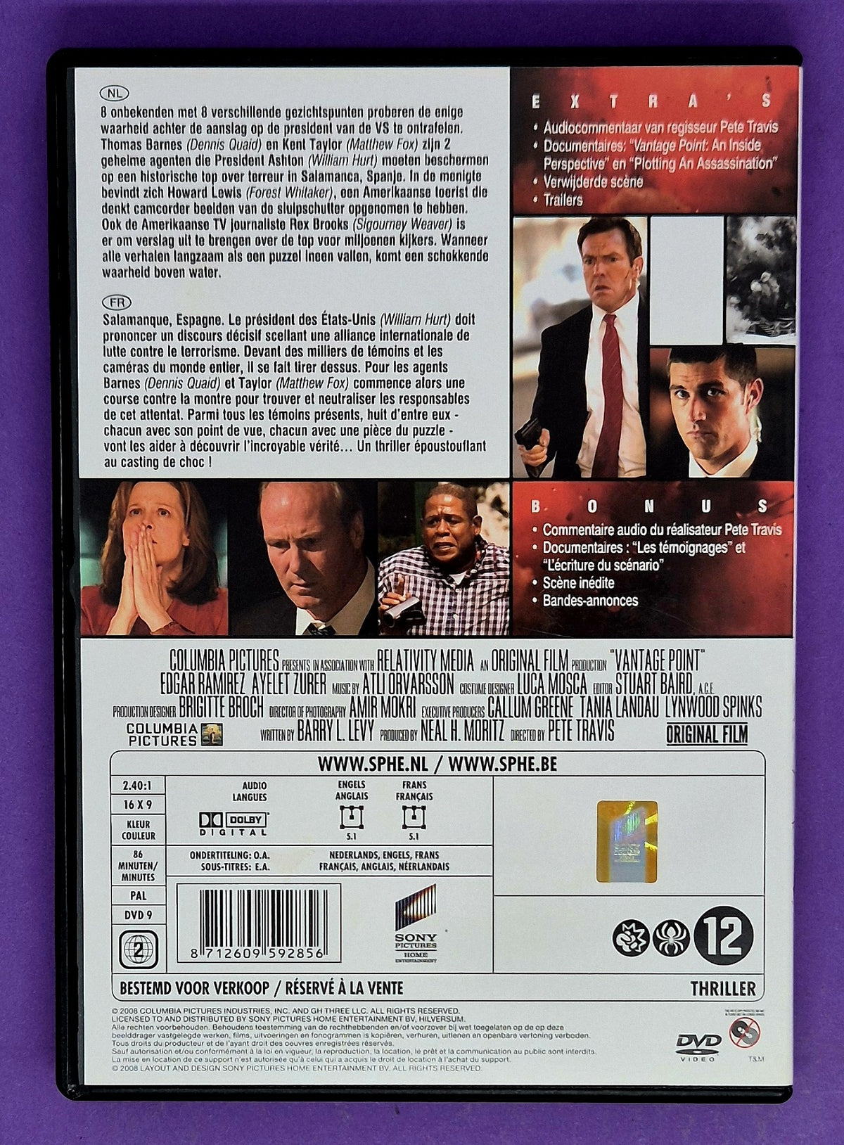 Vantage Point DVD