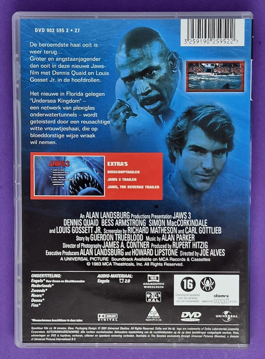 Jaws 3 DVD