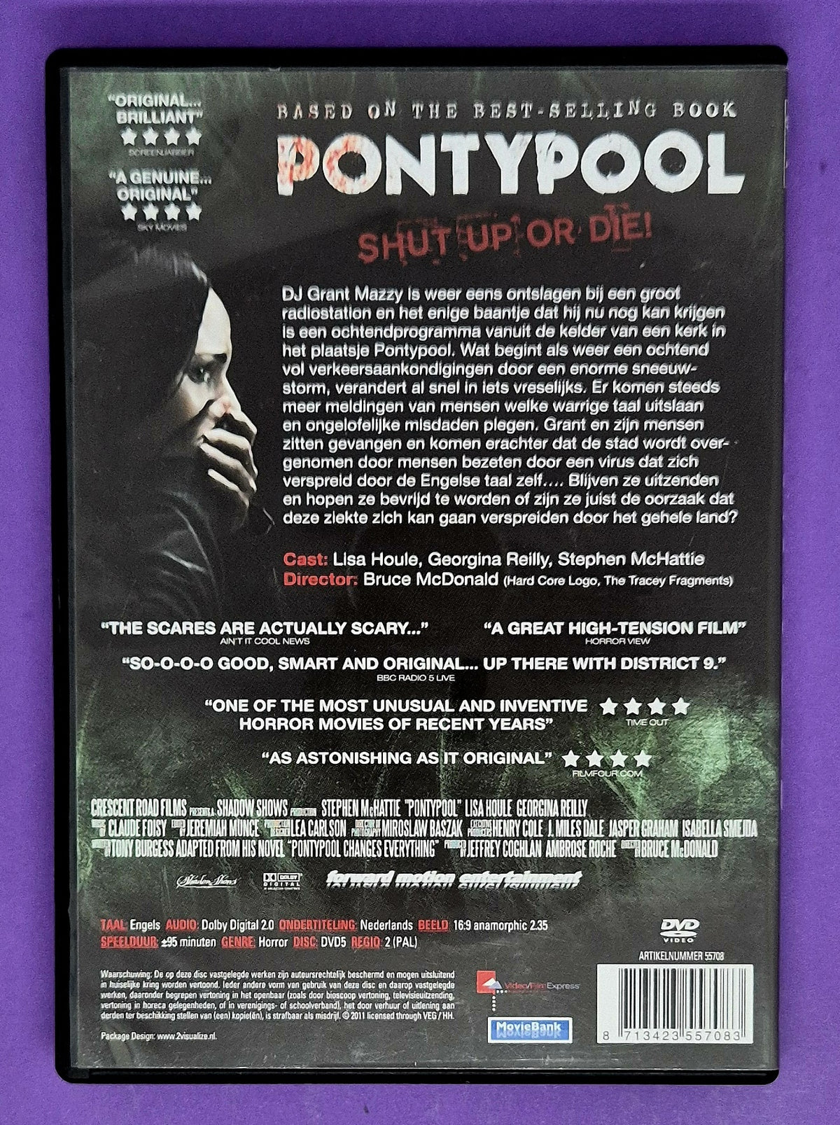 Pontypool - Shut Up Or Die! DVD