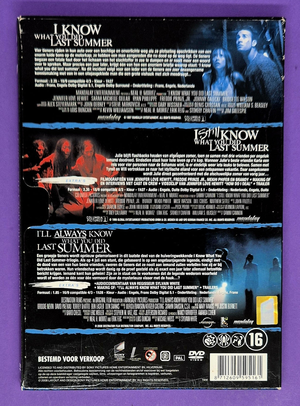 I Know What You Did Last Summer Trilogy DVD