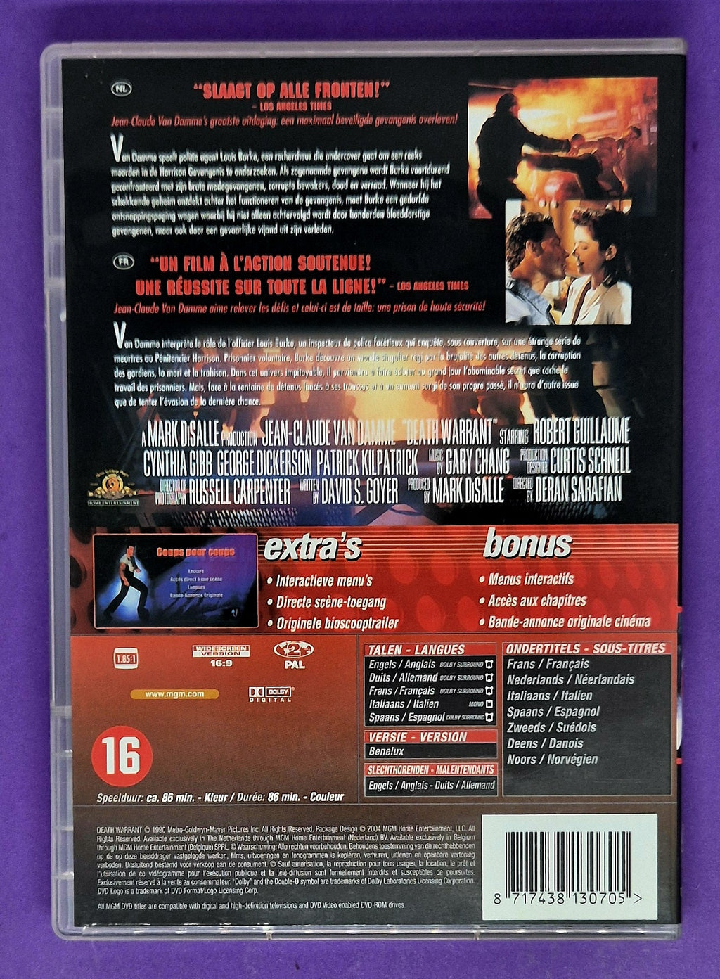 Death Warrant DVD