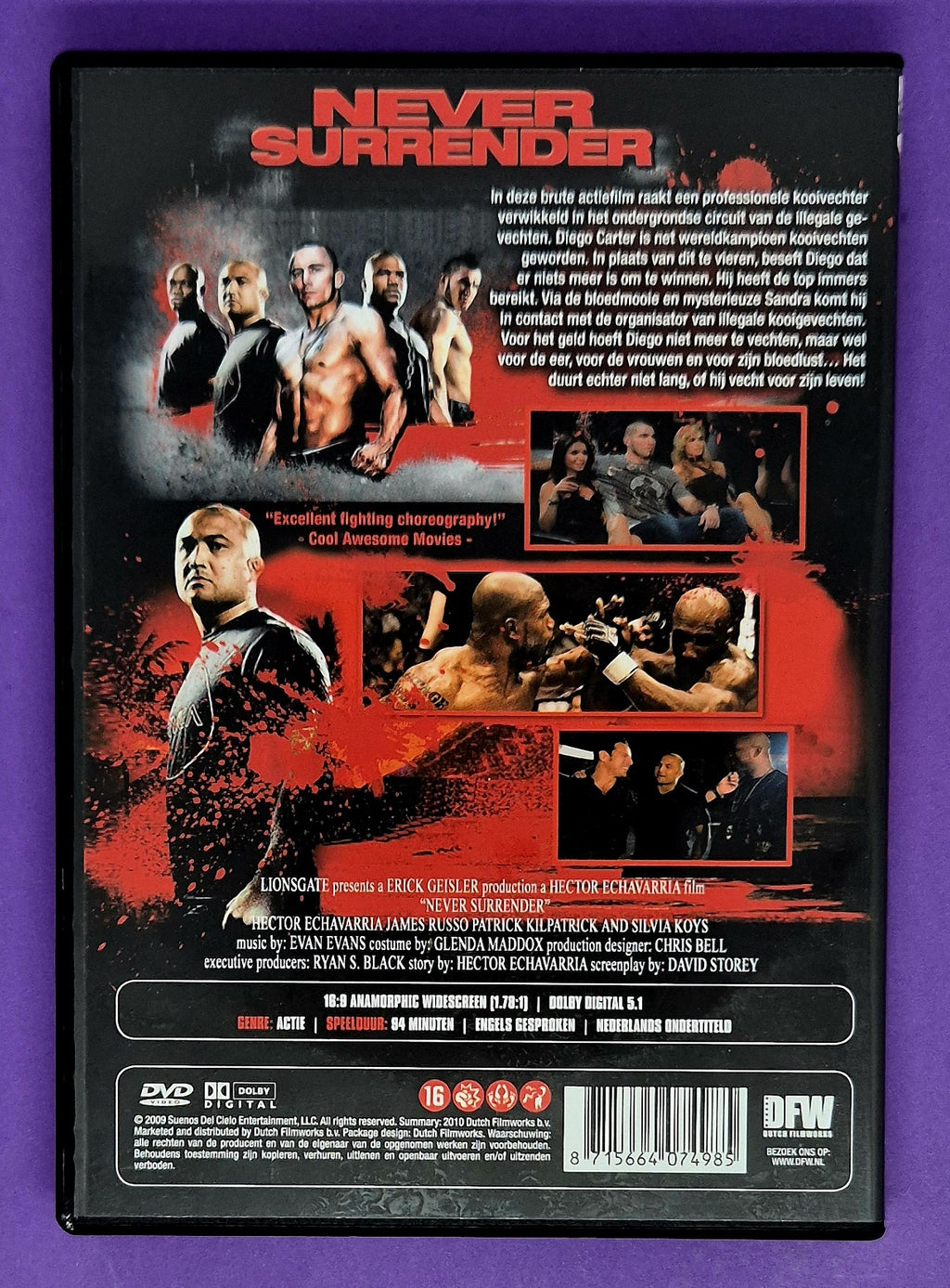 Never Surrender DVD