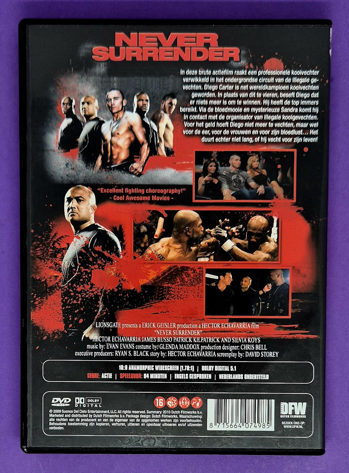 Never Surrender DVD