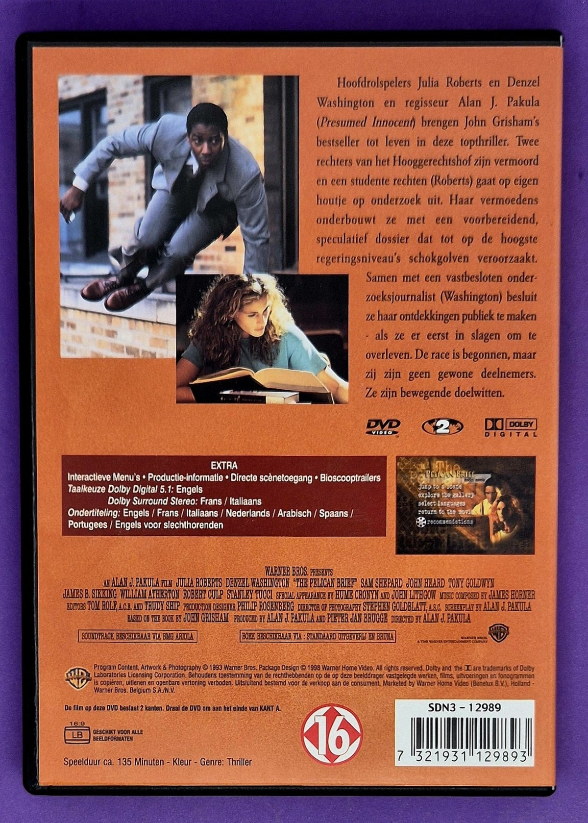 The Pelican Brief DVD