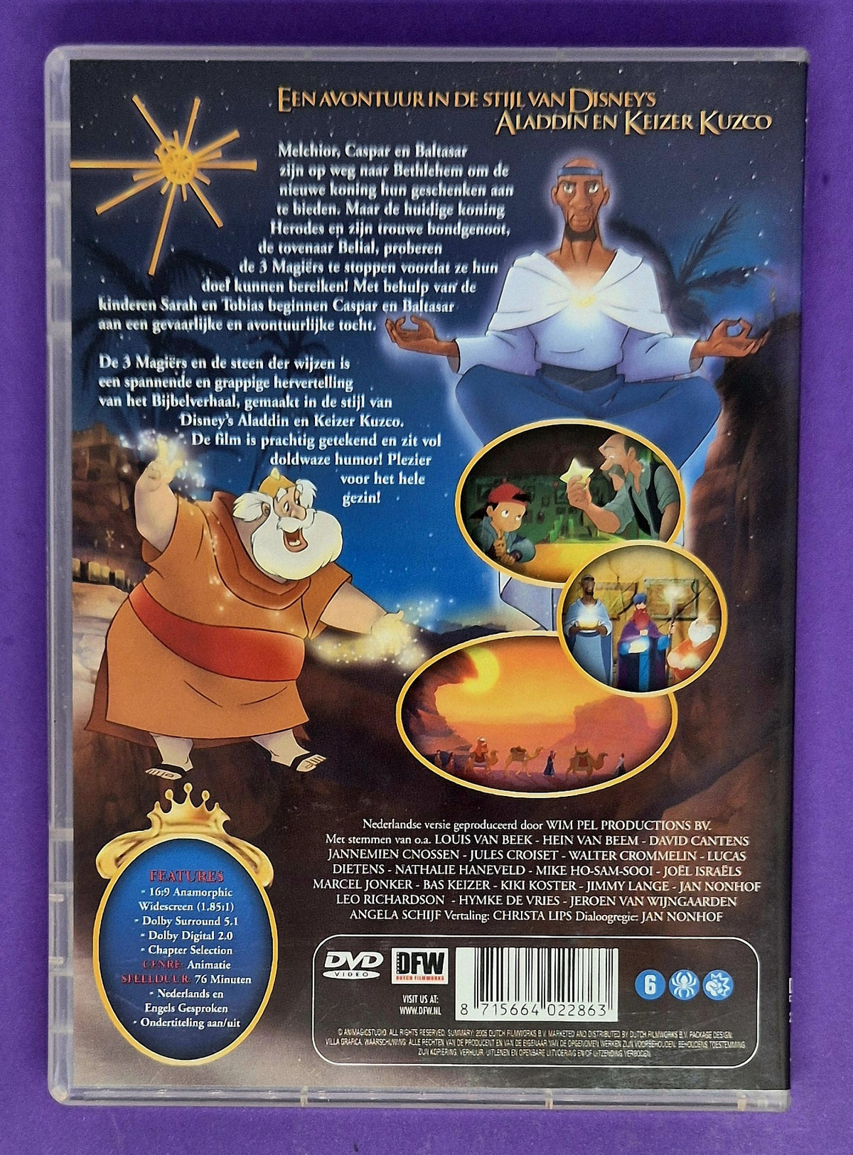 De 3 Magiërs En De Steen Der Wijzen DVD