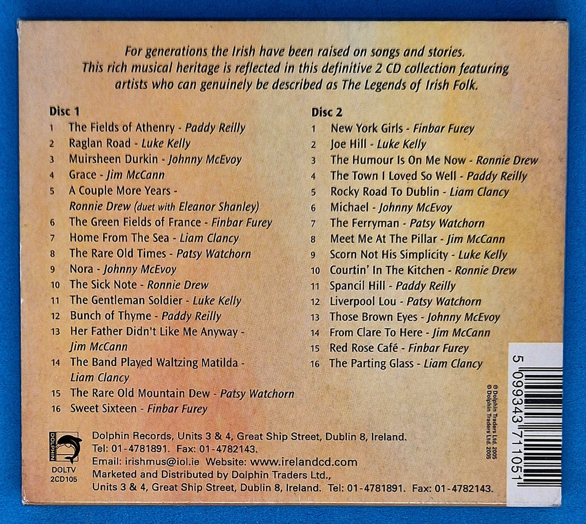 Various – Legends Of Irish Folk - Raised On Songs And Stories CD