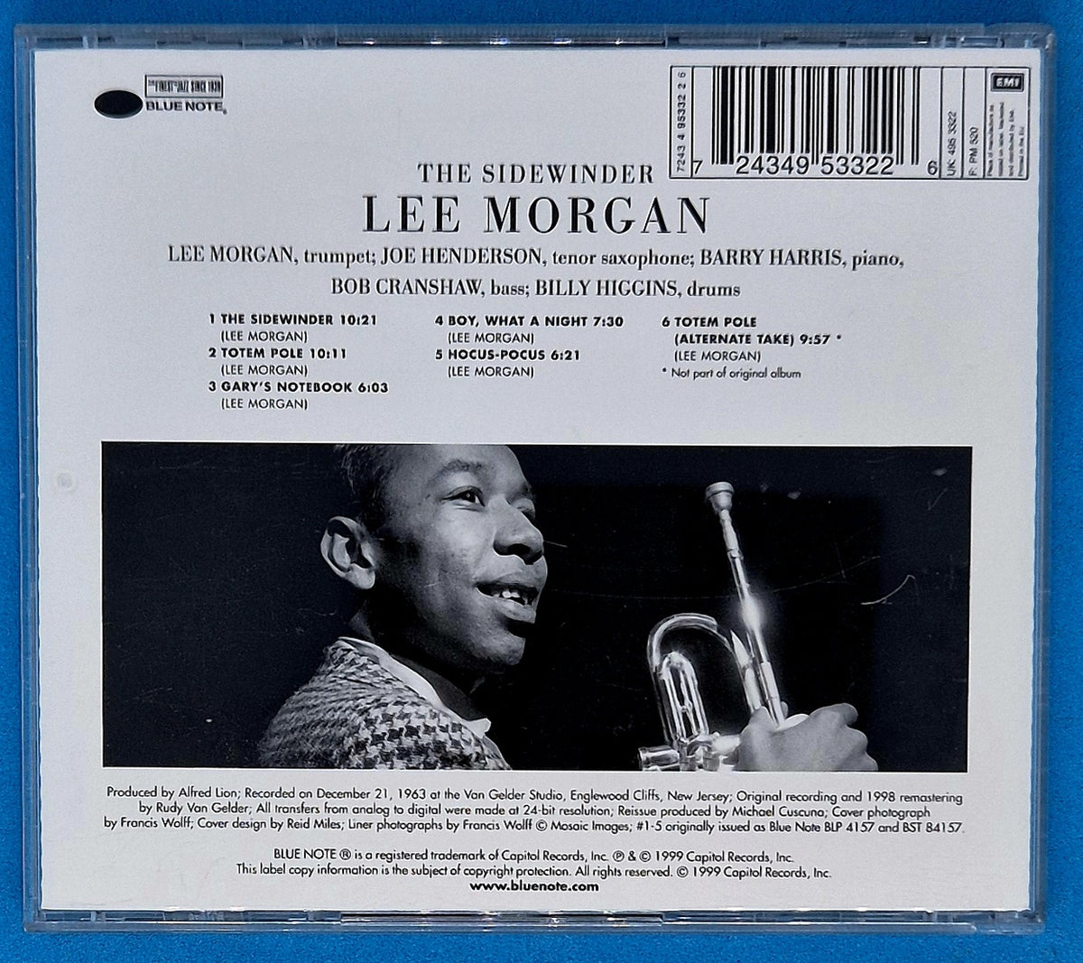 Lee Morgan – The Sidewinder CD