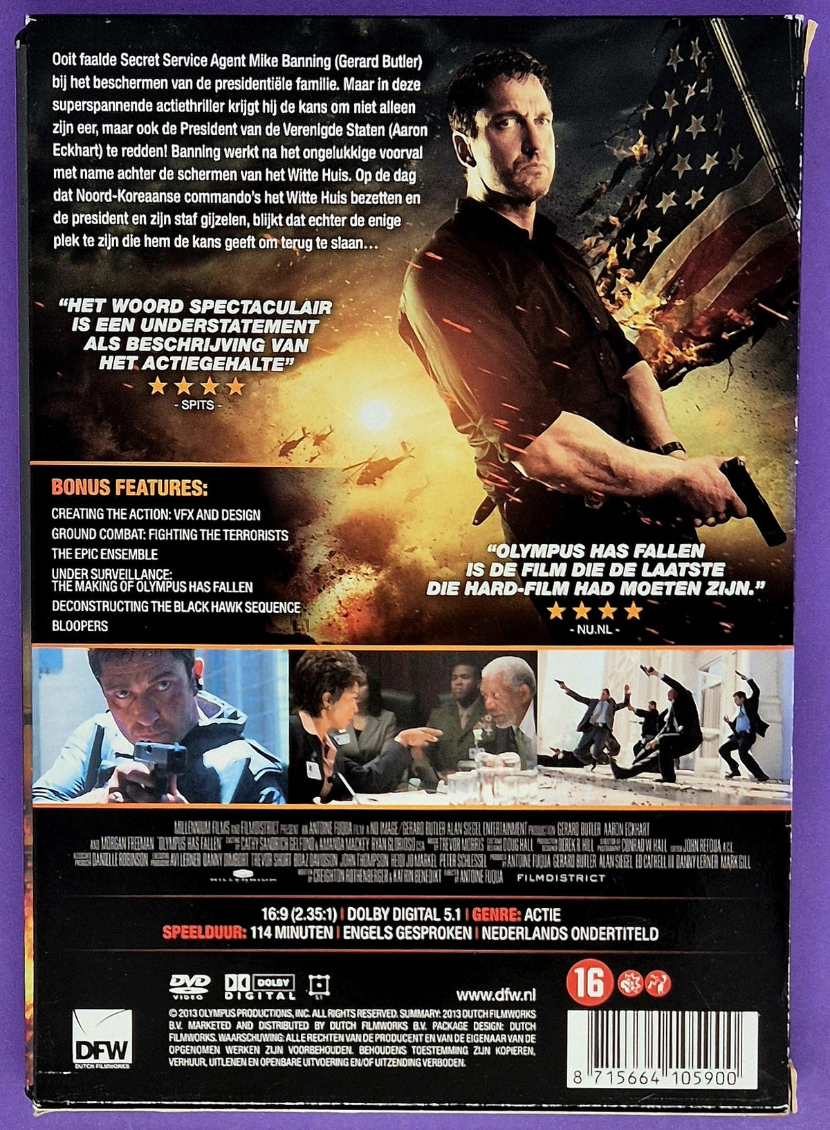 Olympus Has Fallen DVD