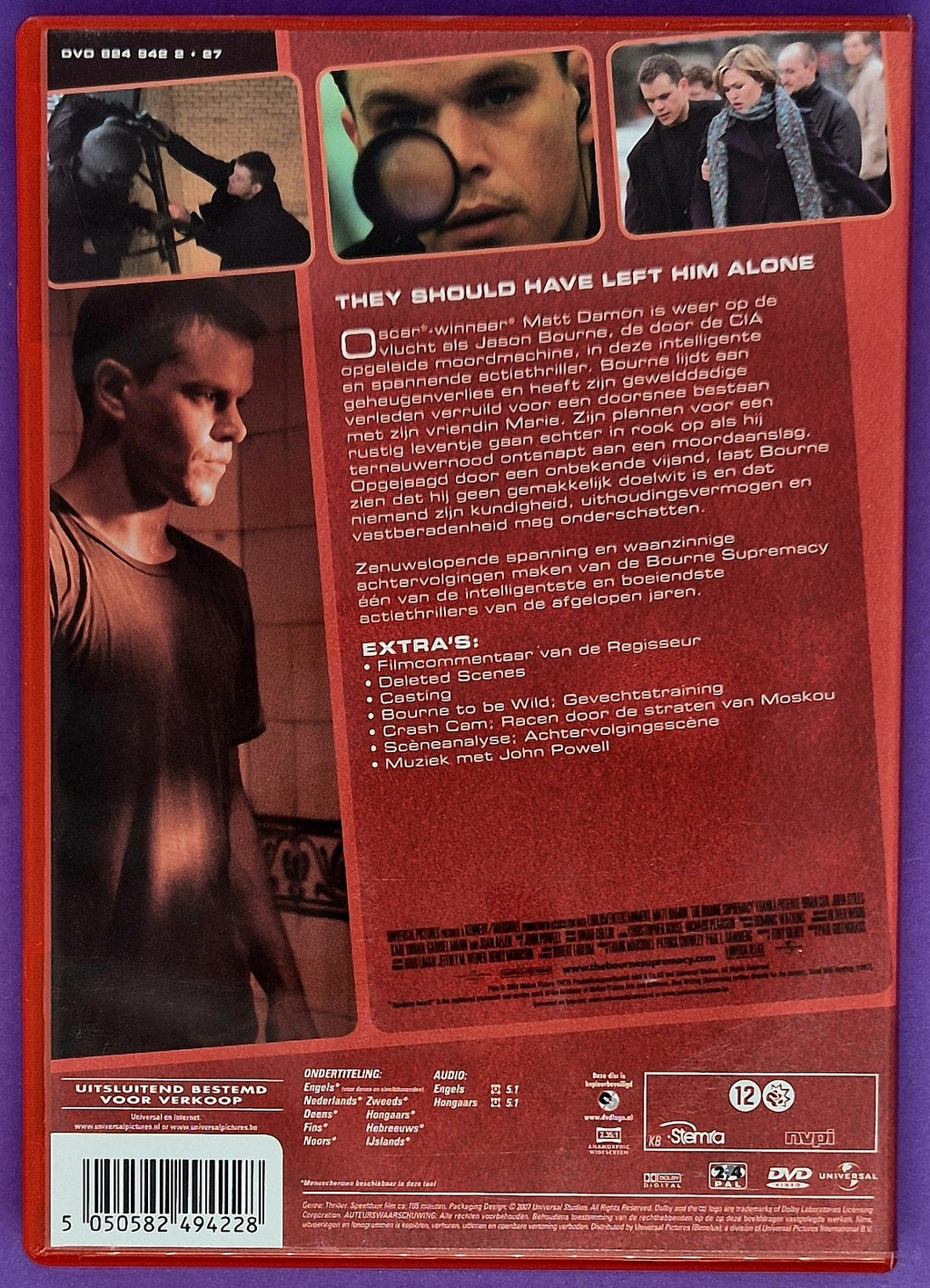 The Bourne Supremacy DVD