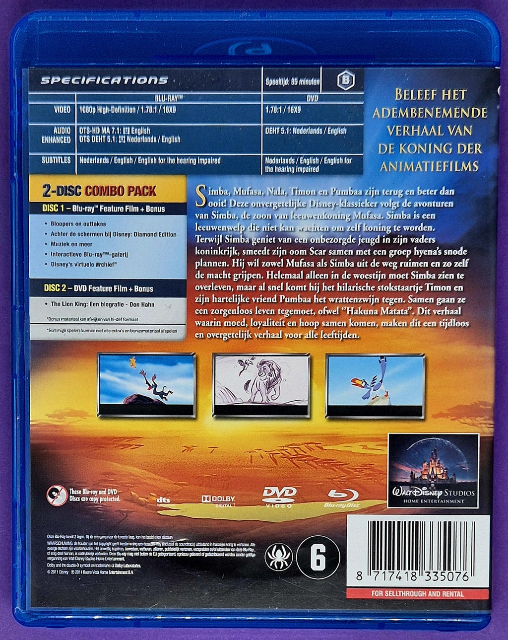 The Lion King - Diamond Edition Blu-ray