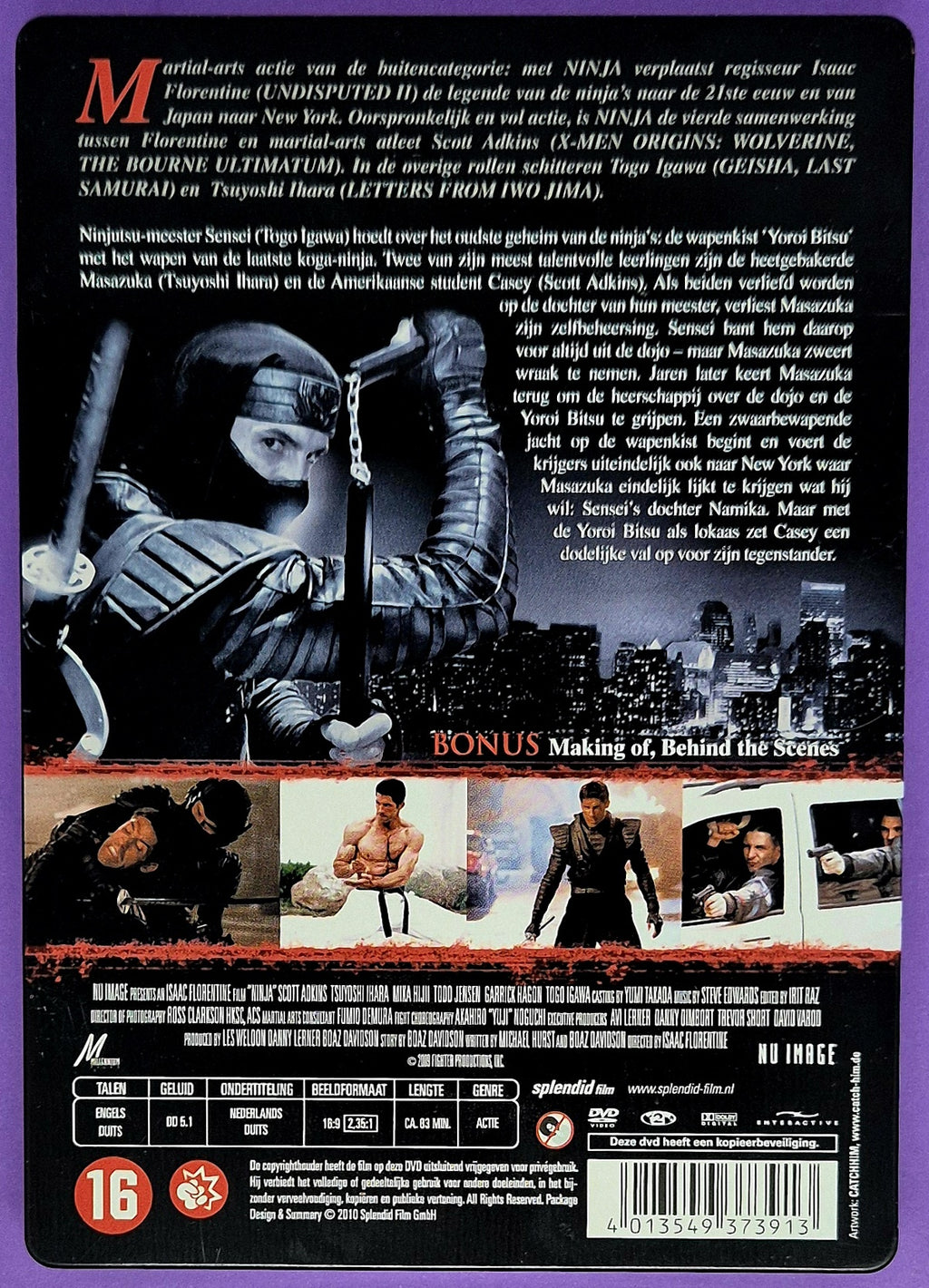 Ninja - Limited Uncut Edition Steelcase DVD