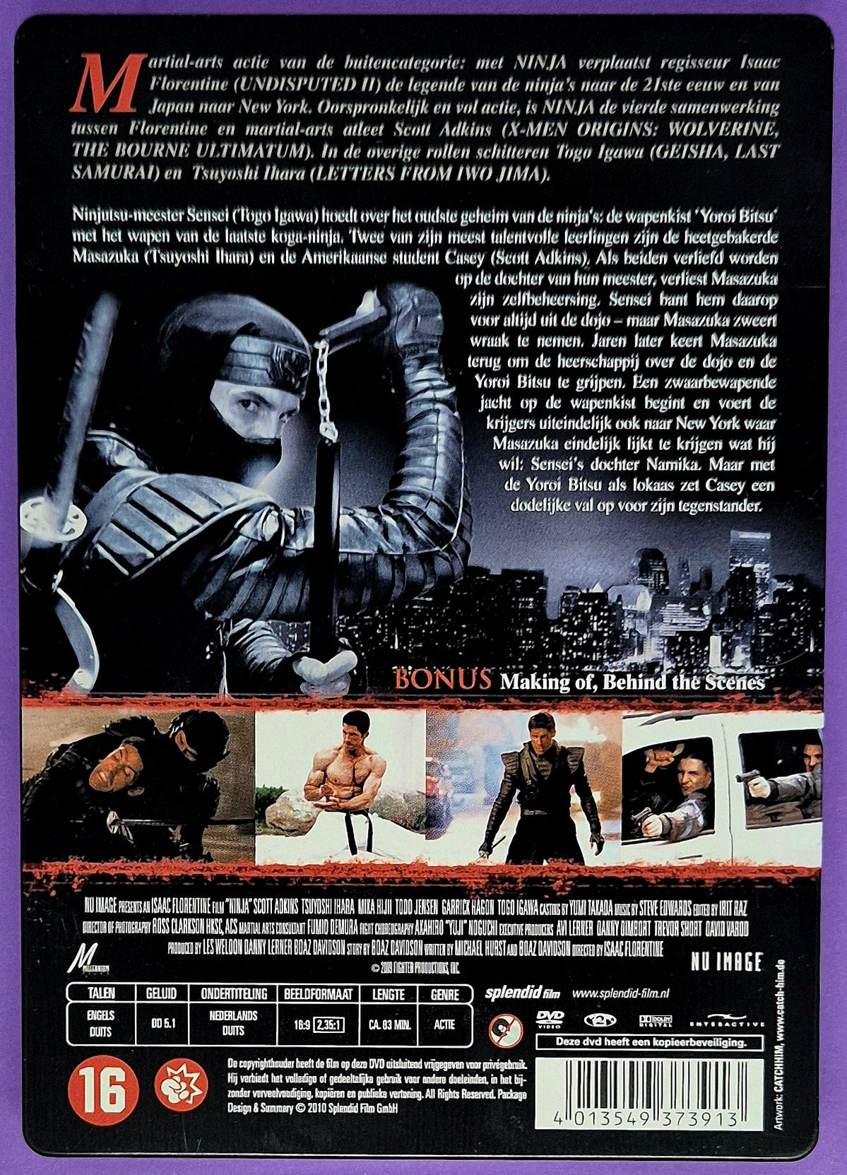 Ninja - Limited Uncut Edition Steelcase DVD