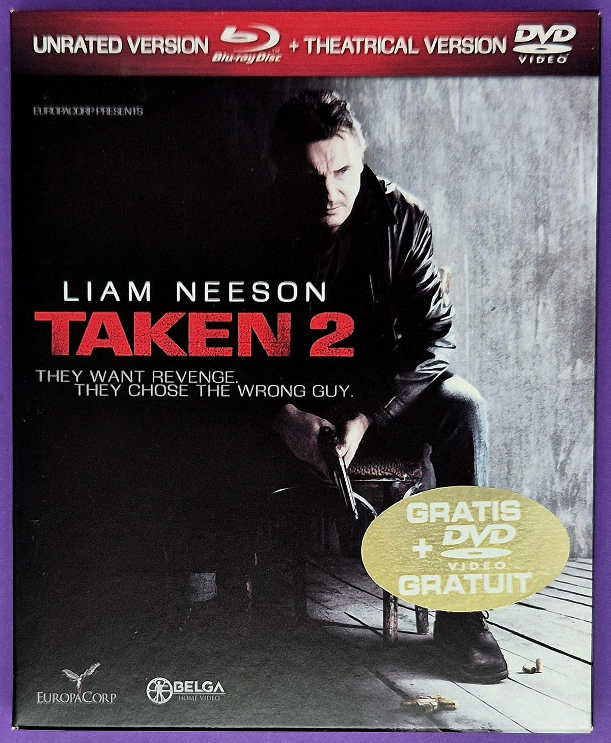 Taken 2 - Unrated Version + Theatrical Version Blu-ray