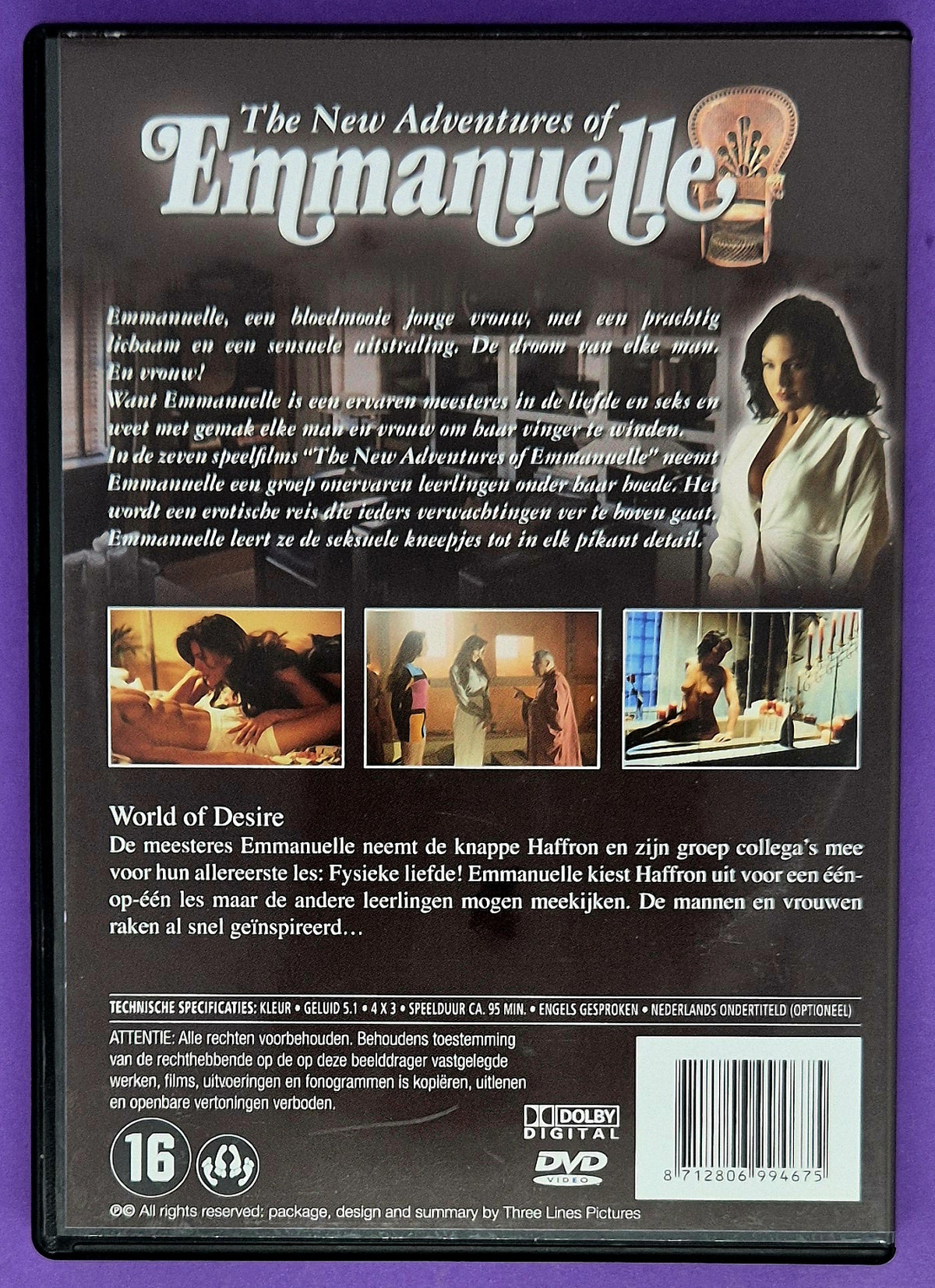 The New Adventures Of Emmanuelle - World Of Desire DVD