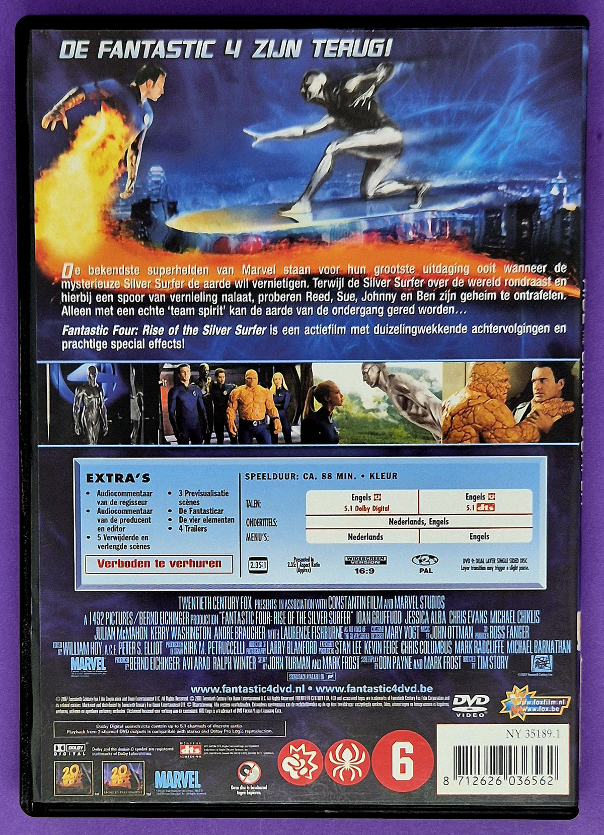 Fantastic 4: Rise Of The Silver Surfer DVD