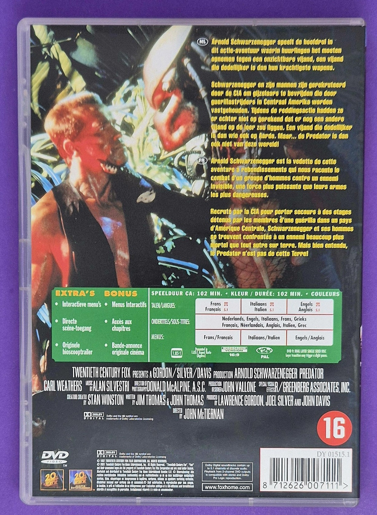 Predator DVD