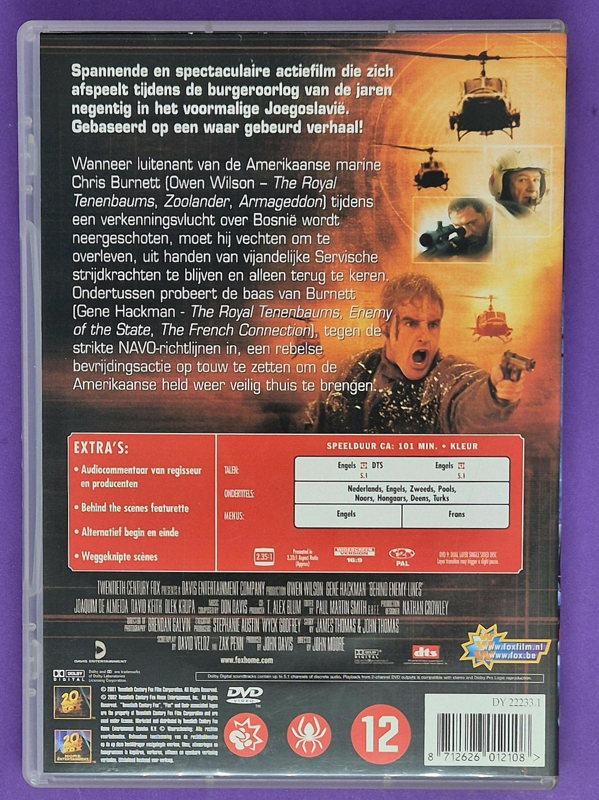 Behind Enemy Lines DVD