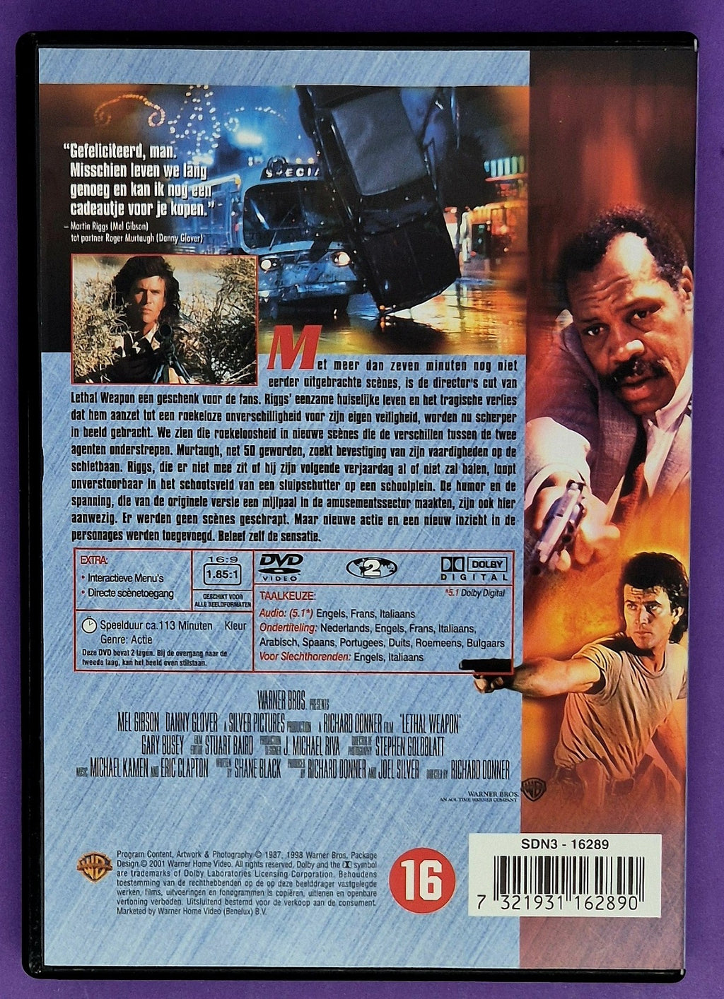 Lethal Weapon - Director's Cut DVD