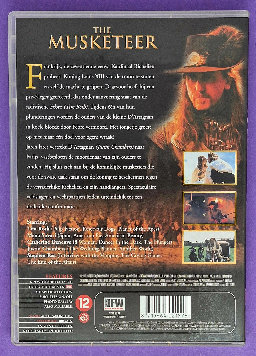 The Musketeer DVD
