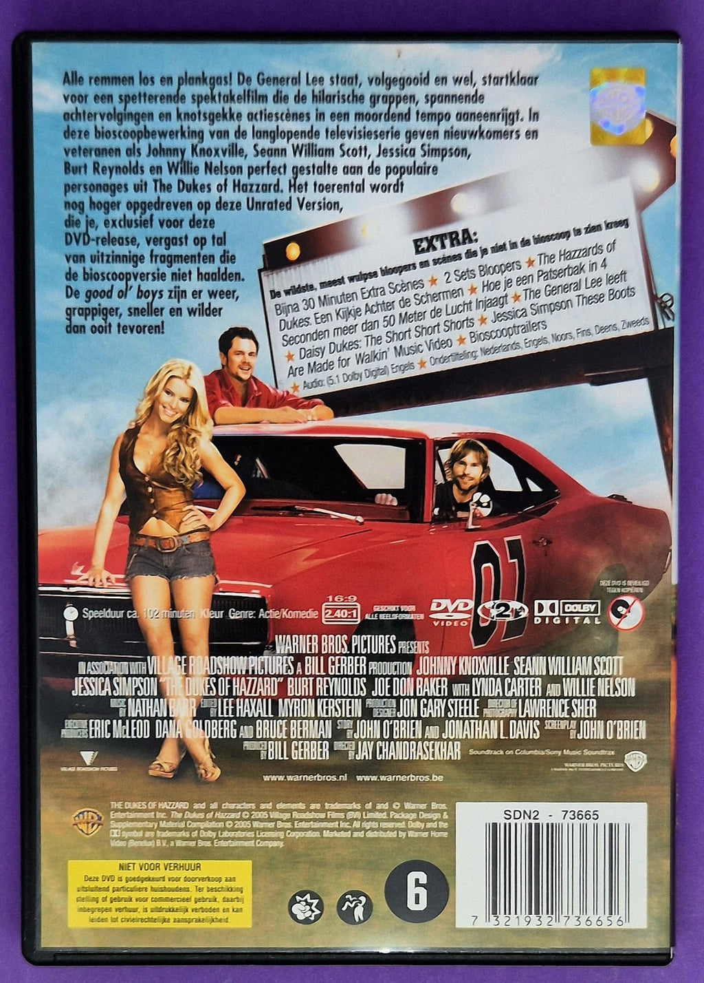 The Dukes Of Hazzard - Unrated DVD