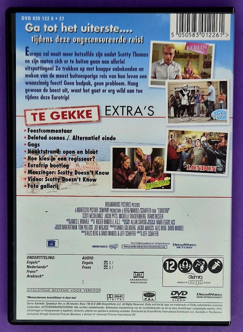 Eurotrip DVD
