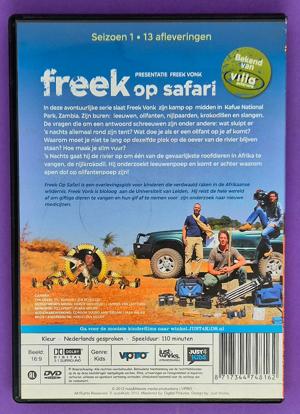 Freek Op Safari - Seizoen 1 DVD